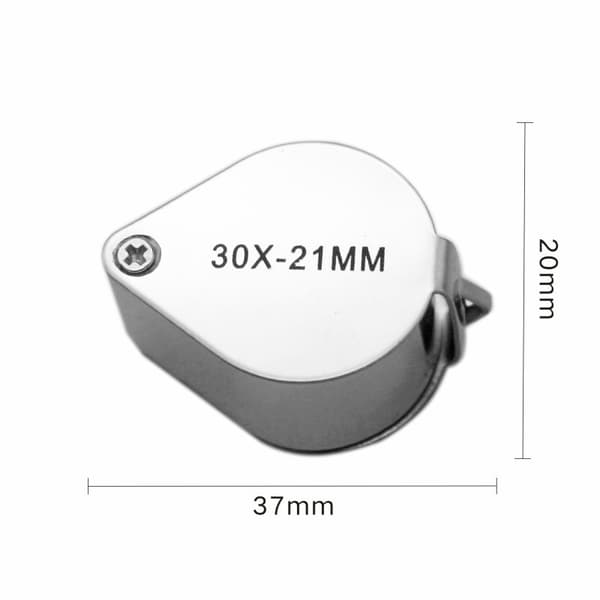 1pc Juvelerare Lupp, 30x-21mm, Fällbar Lupp