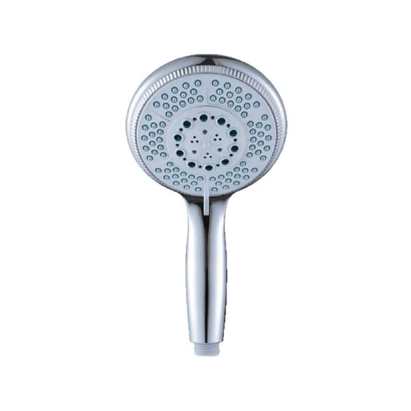5 Spray Håndbruser til Badeværelse, Stor Brusehoved (G1/2 tommer, 150mm), Krom