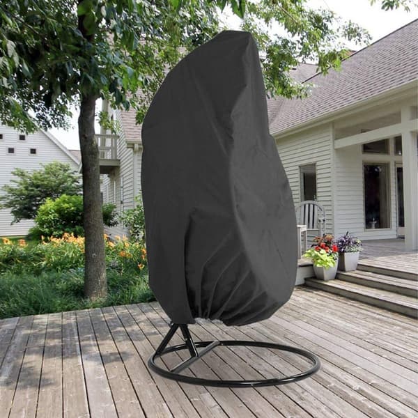 Rattan Wicker Hängande Stolsmöbelskydd - Äggskyddsskydd