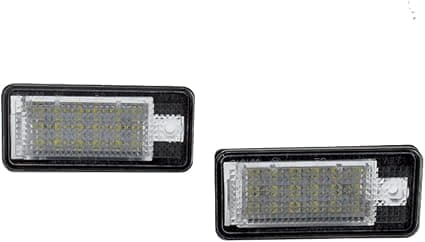 2-delt LED-nummerpladelys 18 SMD baglygte til Au-di A3