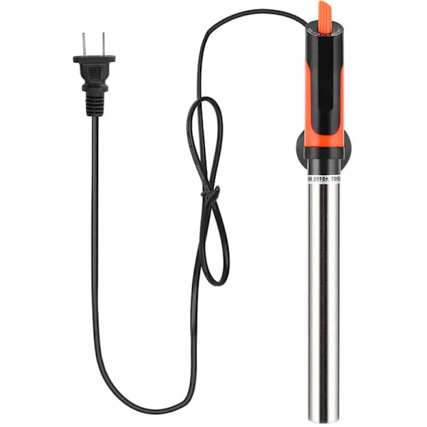 XL-99 rustfrit stålrør varmelegeme eksplosionssikker og lækagesikker automatisk termostat akvarievarmer (300W)