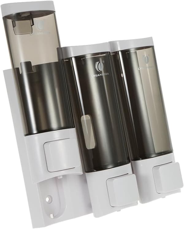 Manuel sæbedispenser flydende sæbedispenser shampoo kabinet tre 200ML vægmonterede rumholder