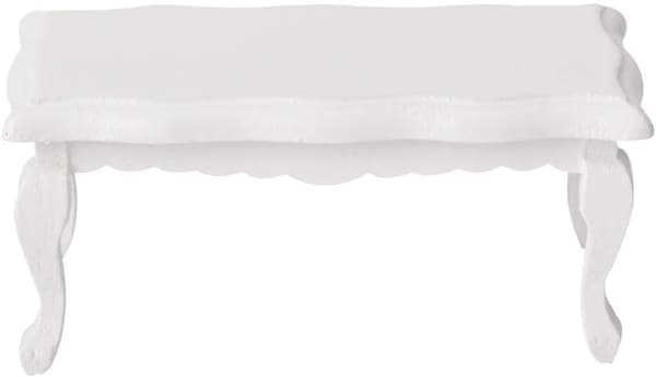 1:12 Tilbehør Glass Side Table Miniatyr Tretre Dukkehus Simu
