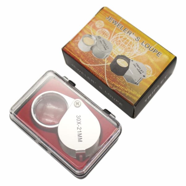 1 stk Juvelerlupe, 30x-21mm, Foldbar Lupe