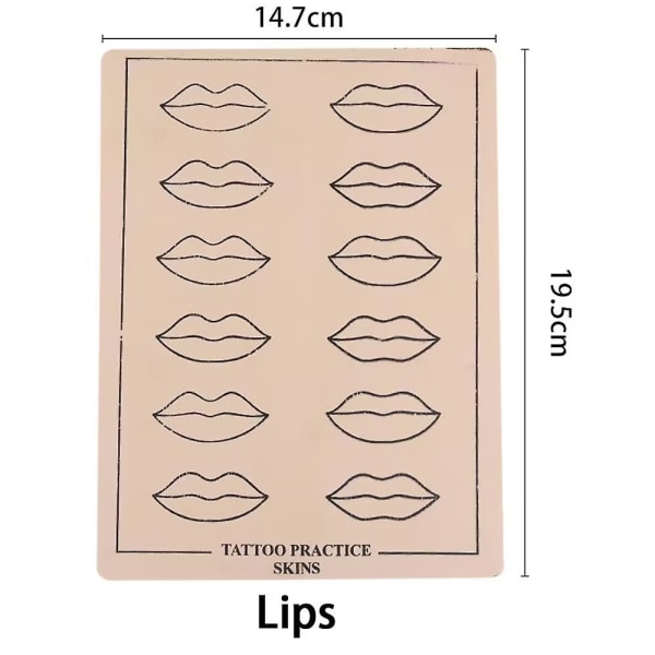 10 stk tomme tatoveringspraksis hud, tatovering og øyenbryn praksis S