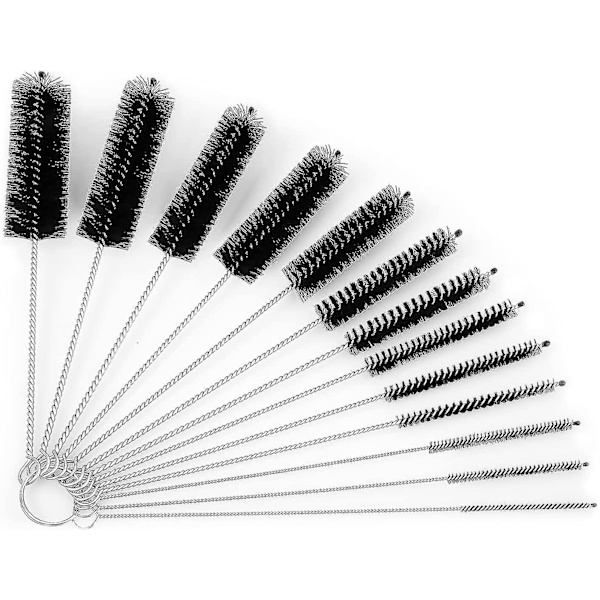 Nylon rengöringsborstar 13-delars set - Diskmaskinssäkra mjölkrör B