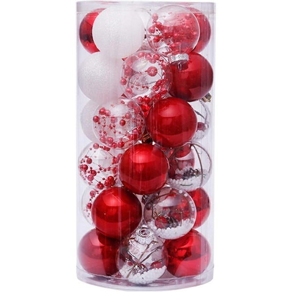 30pcs Shatterproof Christmas Balls Ornaments