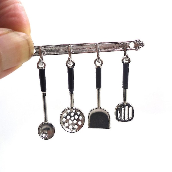 5 kpl Keittiö Nukkekoti Mini Lusikka Lapio Keittiötarvikkeet Diy
