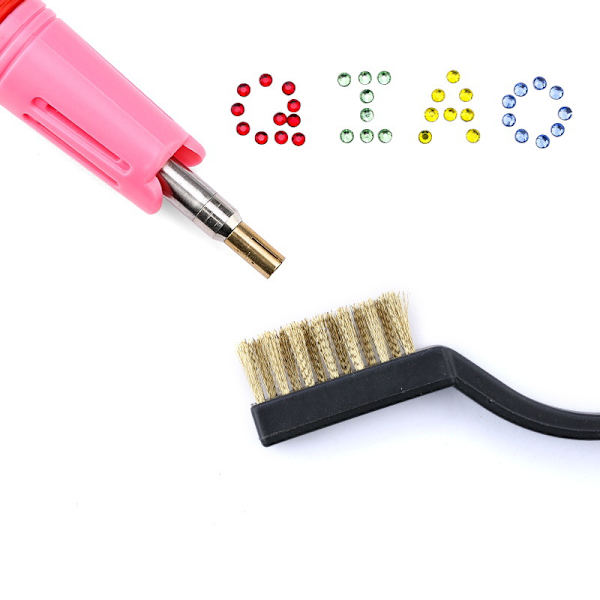 Hot Fix Wand Bärbar Applikator Rhinestone Applikator Wand, Hotfix Rhinestone Setter, för Hantverk för DIY(röd)