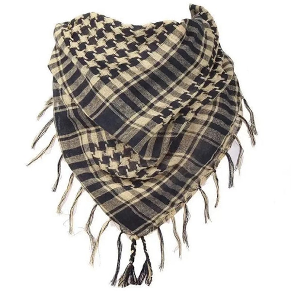 Mænd Bomuld Militær Shemagh Hals ørken Taktisk Hoved Wrap Keffiyeh Halstørklæde