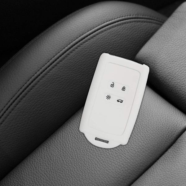 Bilnyckeltillbehör kompatibelt med Renault Smart Key 4-knapp (Key