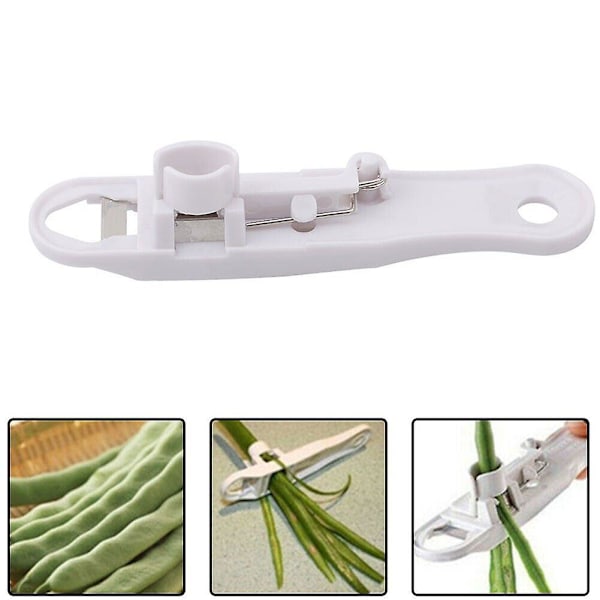 Bønnegrøntsagsløber Slicer Cutter Stringer Remover Bønneskærer
