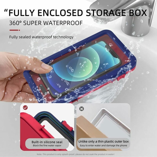 Total Clearance Waterproof Shower Phone Holder, Anti-fog Touch Sc