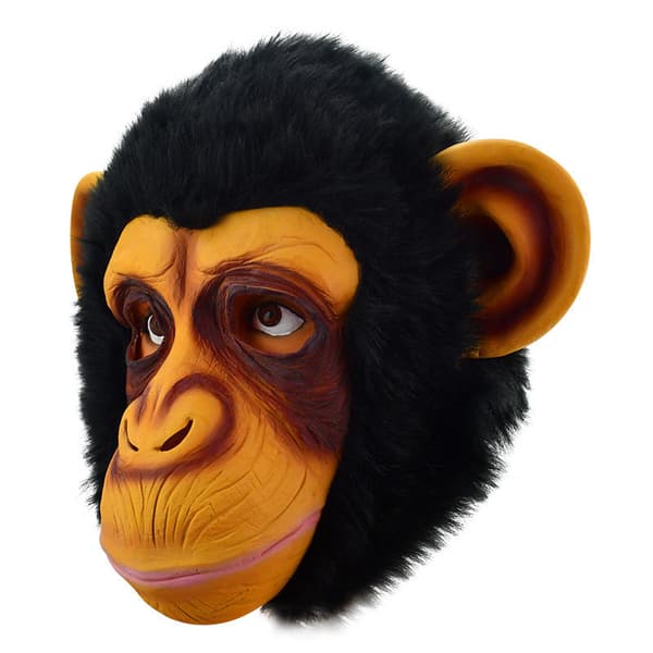 Orangutang hodeplagg maske cosplay kostyme rekvisitter