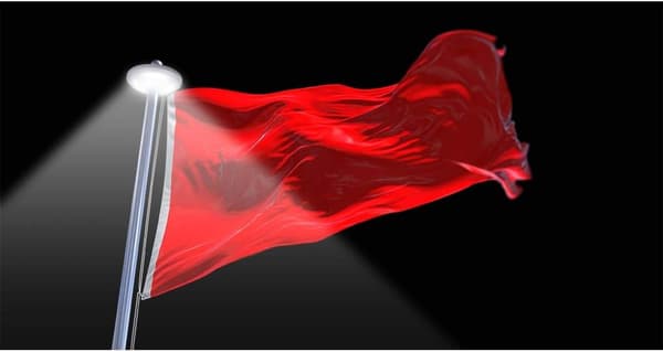 42 LED solcellemast - Til de fleste flag - Til natbelysning