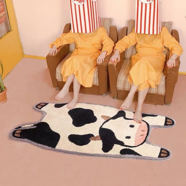 Couverture de chevet de chambre d'enfant de chambre de vache mign