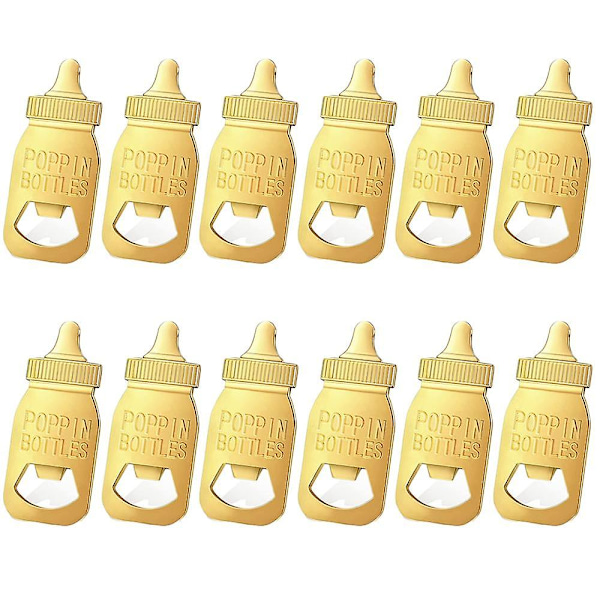 12 stk. flaskeåbnere, de nyeste flaskeåbnere til baby shower-gaver til baby shower