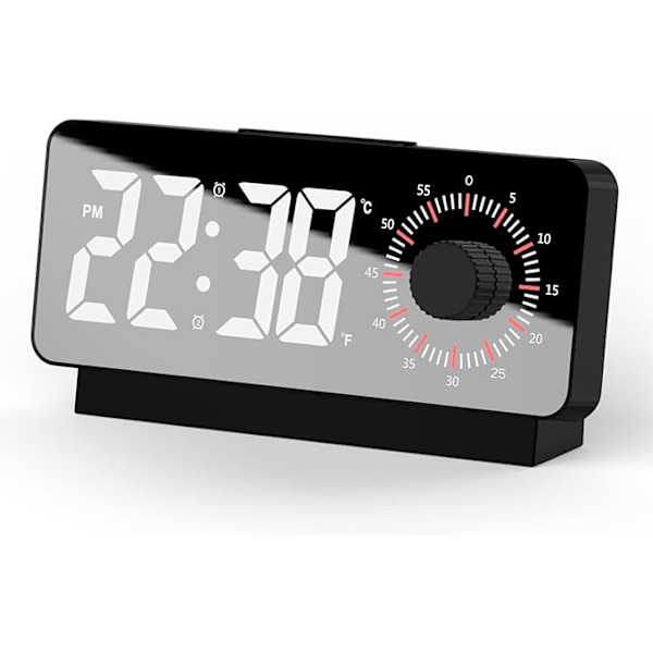 Digital klocka, väckarklocka med timer, snooze, morgonväckarklocka w