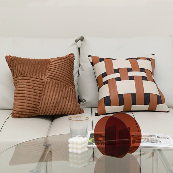 45x45cm Kuddfodral 40x40cm Beige Dekorativa Soffa Vardagsrum