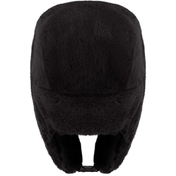 Vuxen Vinter Mysig Plysch Ushanka Rysk Hatt Vindtät Full Huva Öronlapp Hatt Varm Kallsäker Skidjakt Cykling Trapper Hattar