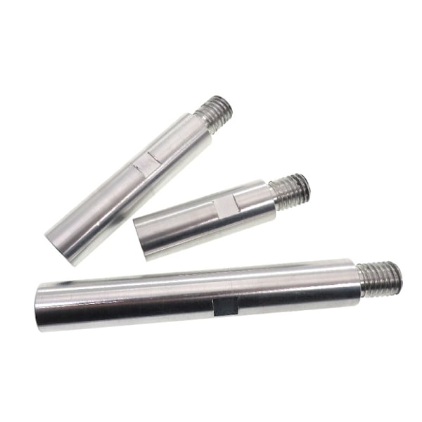 3 st M14 rostfritt stål vinkelslipmaskin förlängningsstång vinkelslipmaskin förlängningsstång 75 mm 100 mm 140 mm M14 gängadapter spak för polerings- och slipverktyg