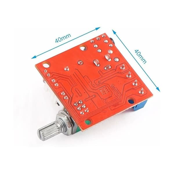 Mini Digital Forstaerker Modul PAM8610 Chip 2 x 10W Audio Kapacitor