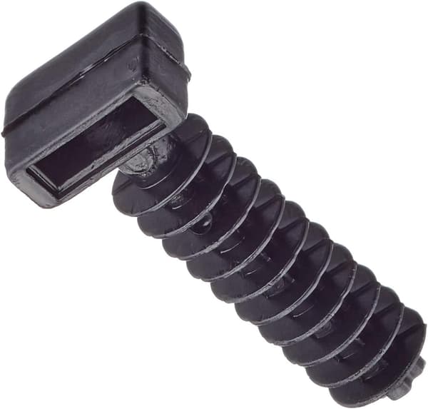 100 kpl mustaa letkukiristimiä 8 mm