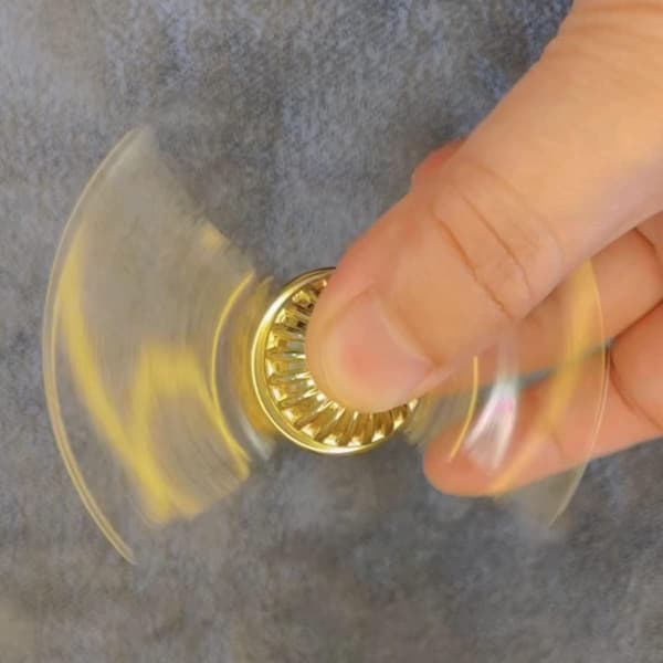 Sfärisk Fidget Spinner Hand Finger Spinning Toy Magic Orb Ångest
