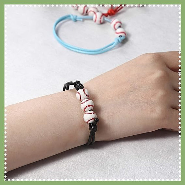 Party Favors 20 Pack Justerbara Baseball Favor Inspirerande Armband