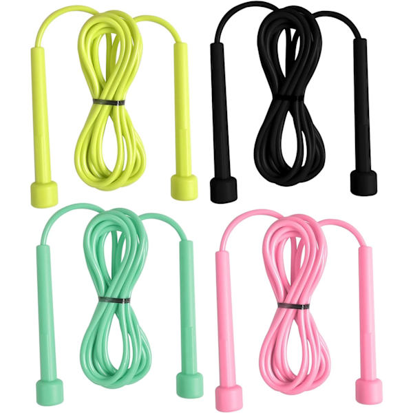 4 stk. Springtov til børn og voksne Speed Jump Skipping Rope