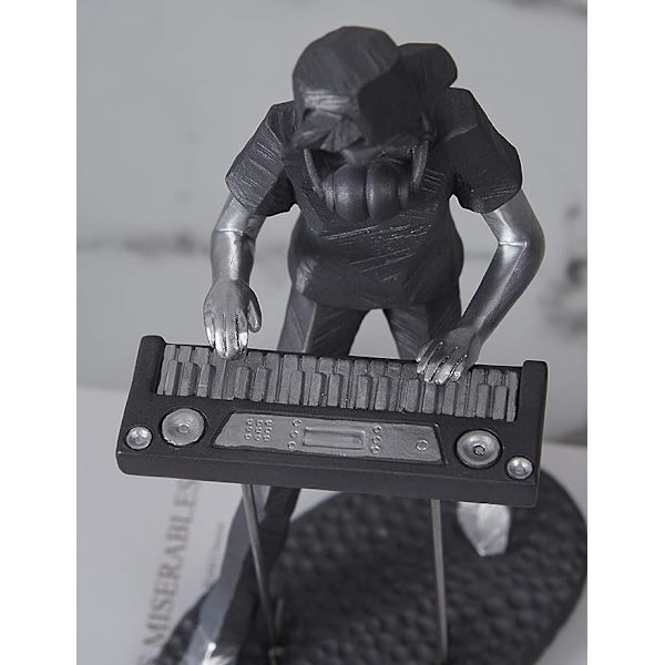 1 stk. Musiker Statue Figurine Musikalsk Skulptur Dekor Resin Pi