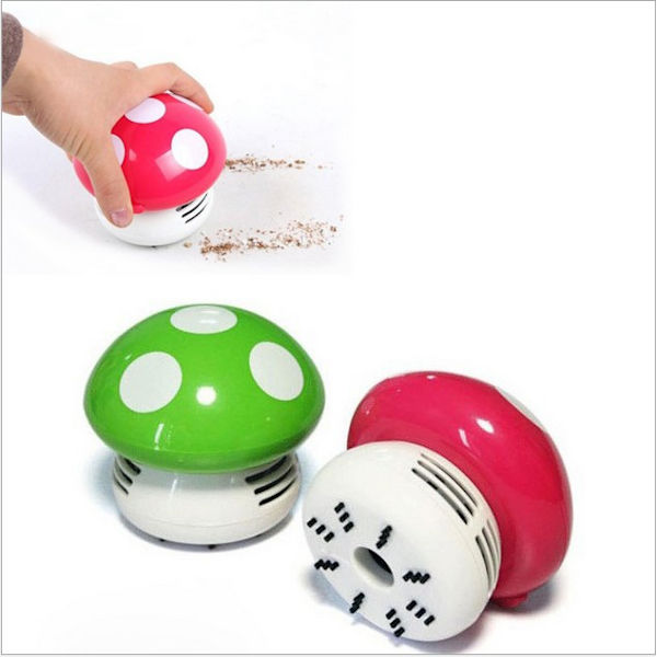 Mini sød støvsuger Mini champignon hjørne skrivebord bord støv