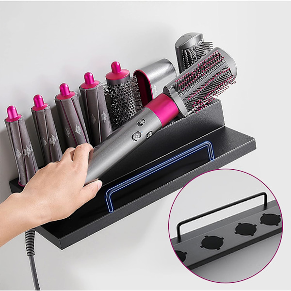 Väggmonterad hållare för Dyson Airwrap Styler