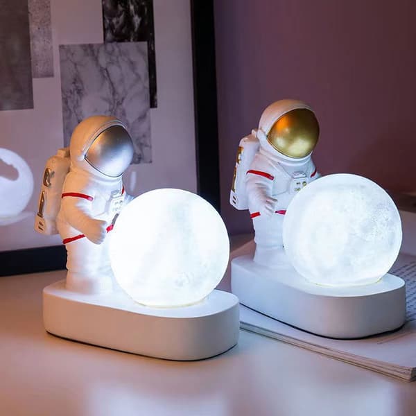 3D Galaxy Krystalbold Natlampe Sengelampe med Stativ Gave