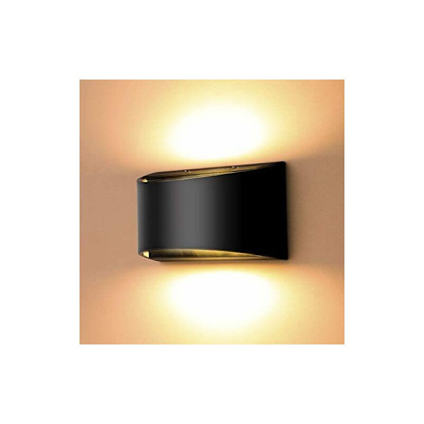 LED indendørs væglampe 7W hvid moderne væglampe, udendørs væglamper, op-ned spotlampe til stue soveværelse gang trappe, hvid 3000k