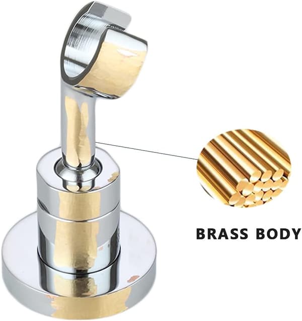 Justerbar brusehovedholder - Reservedele i messing