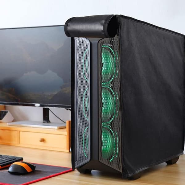 Vanntett Datamaskin Støvdeksel Mid Tower Case Beskyttelse Støvdeksel PC Host Full Case med Glidelås Host