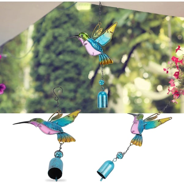 Fågel Wind Chimes, Bird Bell Hushållshängande för trädgården för ryggen
