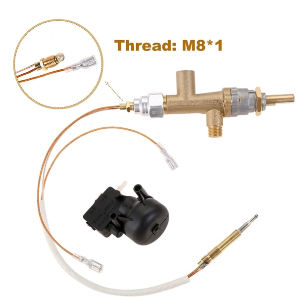 Gas hane - Gasreguleringsventil - Terrassevarmer - FD4 sikkerhedsafbryder - Propa