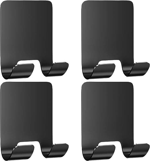 Duschrak för rakhyvel, 4-pack, multifunktionell handdukshållare
