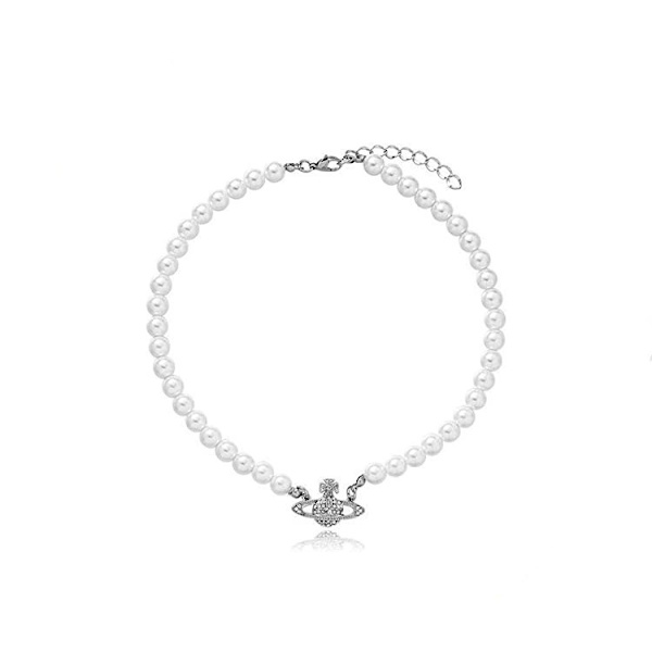 Temperament elegant flash diamant planet halsband Retro p