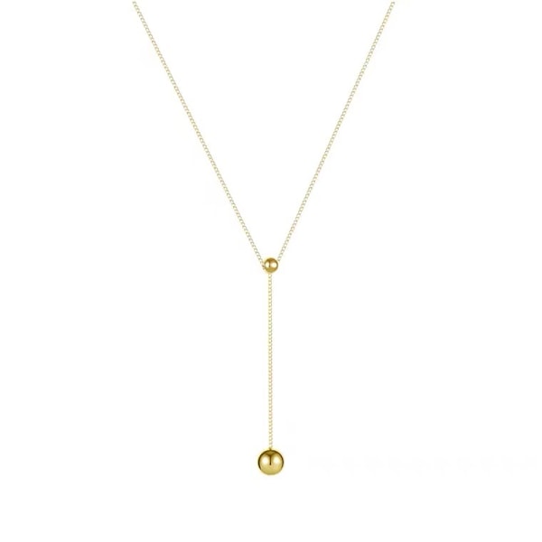 s925 sterling sølvperlekjede kvinners lette luksus high-end