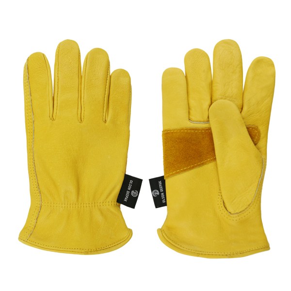 Men's Cow Leather Unlined Work Gloves Pack