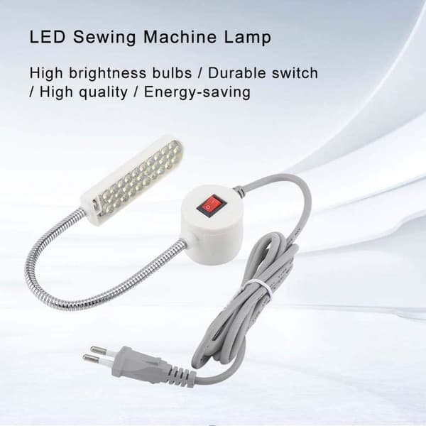 LED Symaskinlys 30LEDer Fleksibel Svanehals Arbeidslys for