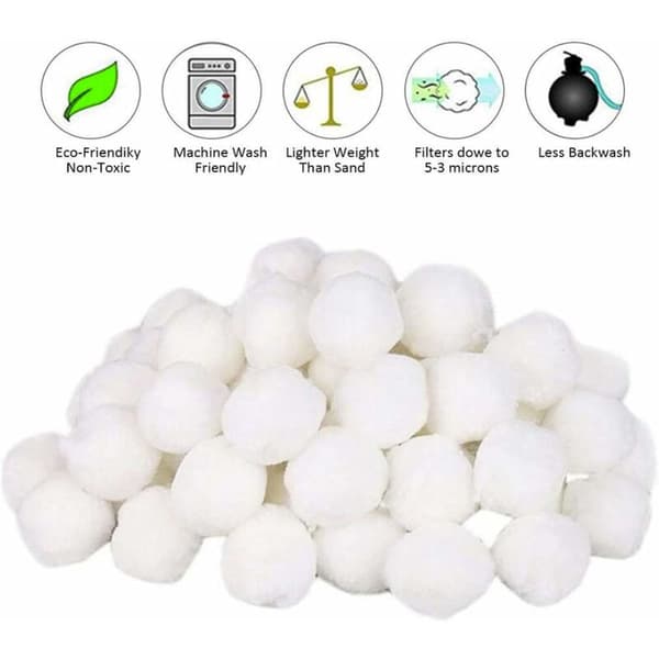 Filterkuler, 700g bassengfilterkuler, filterkuler, fiberfilter