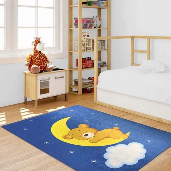CLAIR DE LUNE Sininen matto, koko: 80x150 Blå
