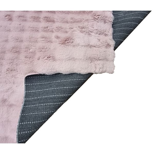 Sofagolv 160x230 cm Polyester Toscana Rosa Toscana