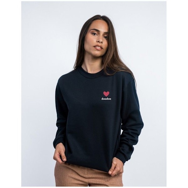 Ma Petite Tribu - Sweat kvinna "doudou" Blå XXL Blå XXL