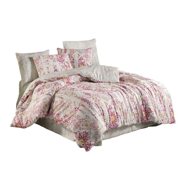 Sängkläder - ALESSI - 240x260 - Tryckt - 1 påslakan - 2 örngott Beige