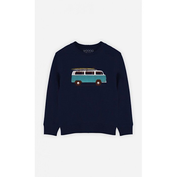 Wooop - SWEAT GARÇON BLUE VAN 6 vuotta Blå 6 år